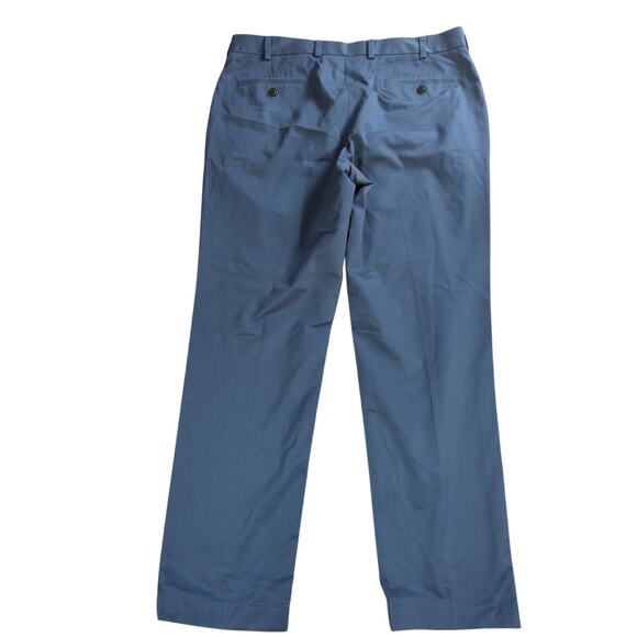 Brooks Brothers Mens Chino Pants 36x30 Blue Lightweight Advantage Milano Fit - Picture 9 of 13